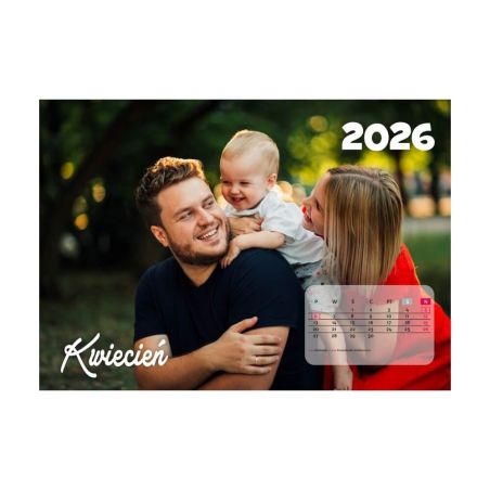 Foto kalendarz ze zdjęciami.