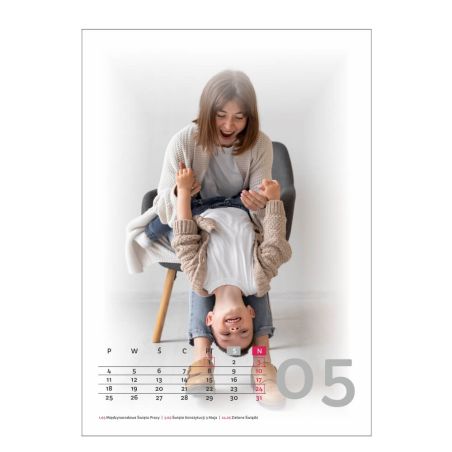 Foto Kalendarz ze zdjęciami Twojej Rodziny, dzieci, przyjaciół czy zwierząt- z dedykacją, świetny na prezent.
