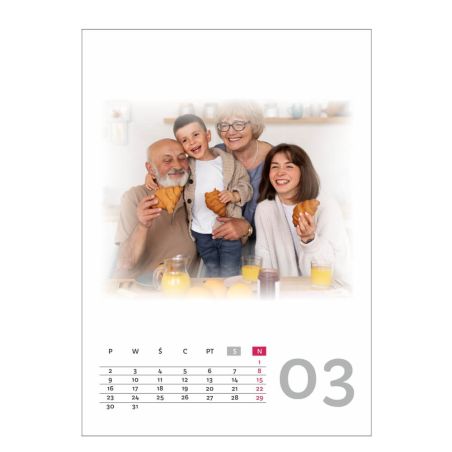 Foto Kalendarz ze zdjęciami Twojej Rodziny, dzieci, przyjaciół czy zwierząt- z dedykacją, świetny na prezent.