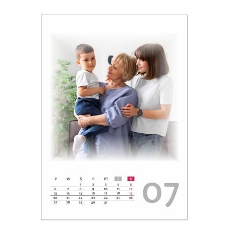 Foto Kalendarz ze zdjęciami Twojej Rodziny, dzieci, przyjaciół czy zwierząt- z dedykacją, świetny na prezent.