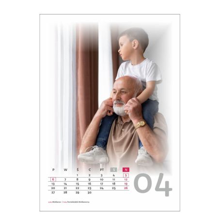 Foto Kalendarz ze zdjęciami Twojej Rodziny, dzieci, przyjaciół czy zwierząt- z dedykacją, świetny na prezent.