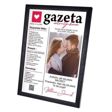 Gazeta Walentynkowa – PERSONALIZOWANY prezent pełen miłości!