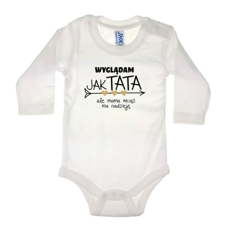 Body niemowlęce „Wyglądam jak tata, ale mama wciąż ma nadzieję”