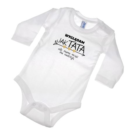 Body niemowlęce „Wyglądam jak tata, ale mama wciąż ma nadzieję”