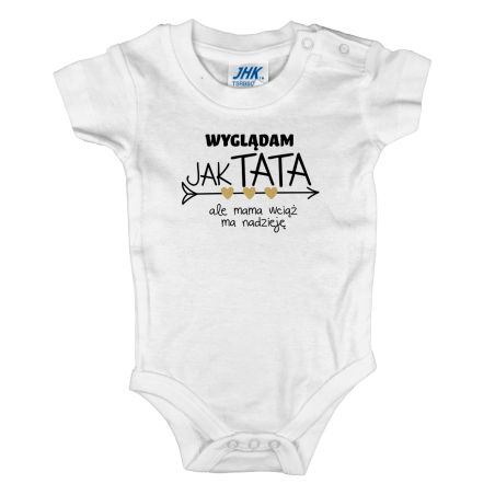 Body niemowlęce „Wyglądam jak tata, ale mama wciąż ma nadzieję”