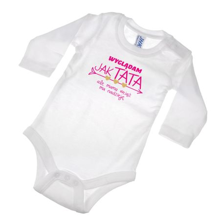 Body niemowlęce „Wyglądam jak tata, ale mama wciąż ma nadzieję”