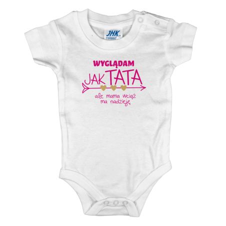 Body niemowlęce „Wyglądam jak tata, ale mama wciąż ma nadzieję”