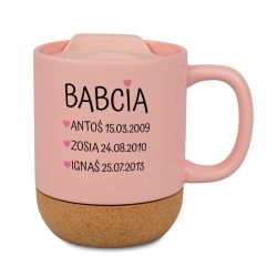Kubek dla Babci z imionami wnuków 💖☕ prezent na dzień babci💖☕