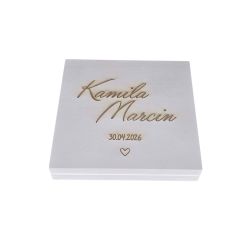 Personalizowane pudełko na pieniądze – prezent ślubny 💍✨ 2