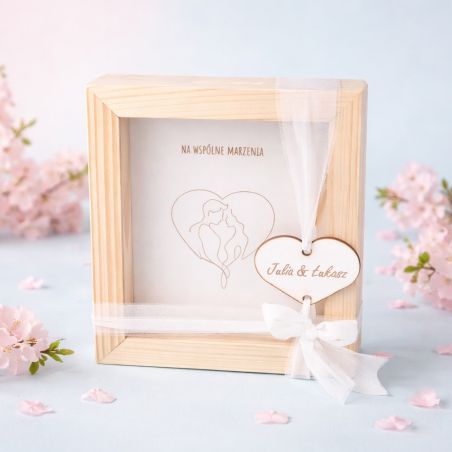 🎯 SKARBONKA ŚLUBNA – NA WSPÓLNE MARZENIA 💑 PERSONALIZOWANA