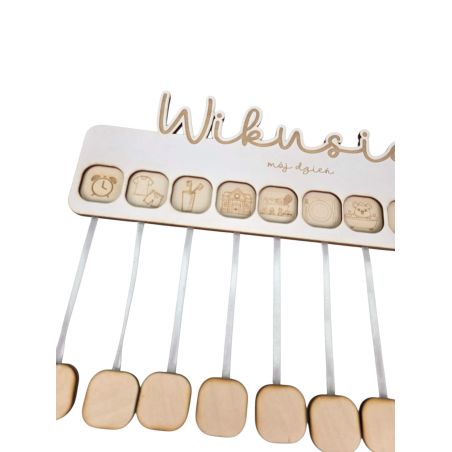 🎯 Tablica plan dnia dziecka – personalizowana 🧸 „MÓJ DZIEŃ”