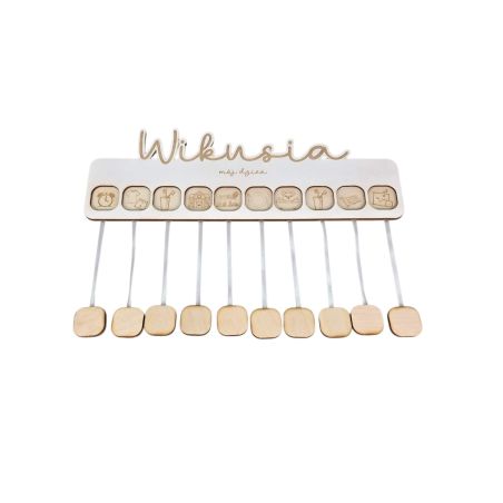 🎯 Tablica plan dnia dziecka – personalizowana 🧸 „MÓJ DZIEŃ”