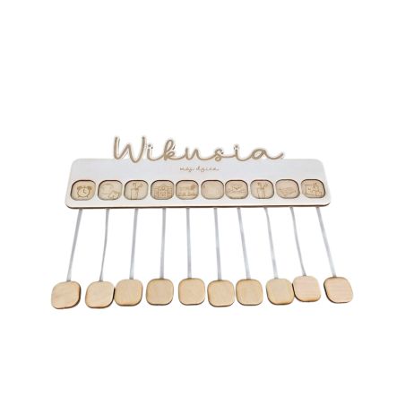 🎯 Tablica plan dnia dziecka – personalizowana 🧸 „MÓJ DZIEŃ”