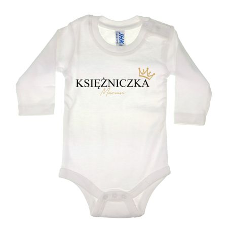 👑 Body niemowlęce „KSIĘŻNICZKA Mamusi” 👶💖 – uroczy MUST HAVE dla Twojej małej królowej!