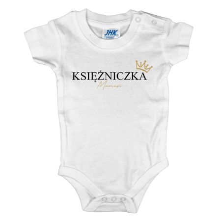 👑 Body niemowlęce „KSIĘŻNICZKA Mamusi” 👶💖 – uroczy MUST HAVE dla Twojej małej królowej!