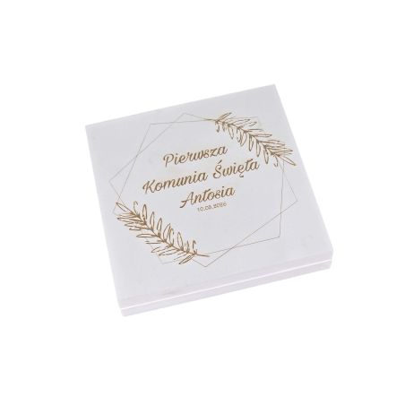 ✨ Personalizowane pudełko na pieniądze – Pierwsza Komunia Święta 💒💖