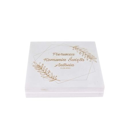 ✨ Personalizowane pudełko na pieniądze – Pierwsza Komunia Święta 💒💖