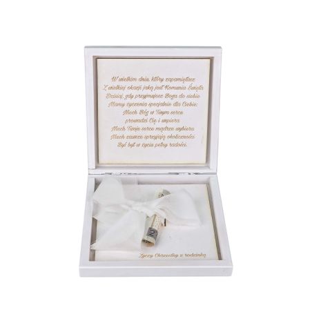 ✨ Personalizowane pudełko na pieniądze – Pierwsza Komunia Święta 💒💖