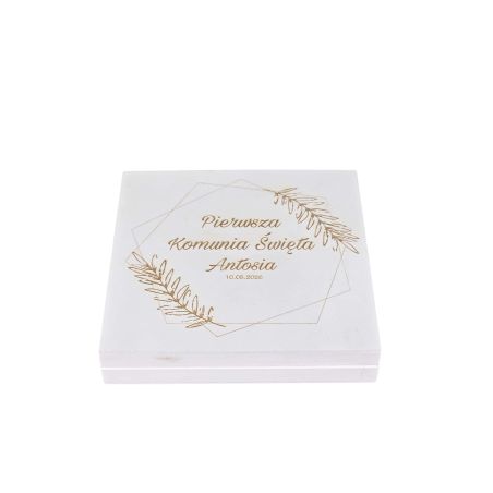 ✨ Personalizowane pudełko na pieniądze – Pierwsza Komunia Święta 💒💖