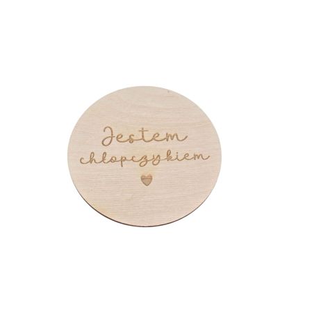 Drewniane tabliczki miesiące dziecka 📸 personalizowane krążki 1–12 miesięcy + imię 🧸 zestaw do zdjęć niemowlaka