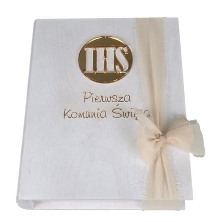 Personalizowane pudełko na Biblię Komunia Święta 🎁 pudełko na pieniądze + Biblia dla dzieci 📖 grawer imię data