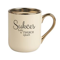 Kubek „Sukces leży w Twoich rękach” 330 ml ✨☕🏆