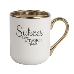 Kubek „Sukces leży w Twoich rękach” 330 ml ✨☕🏆 2