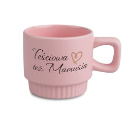 🌸☕ Kubek ceramiczny „Teściowa też Mamusia” 300 ml ☕🌸