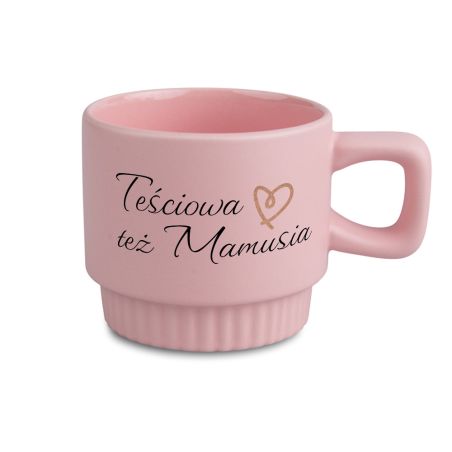 🌸☕ Kubek ceramiczny „Teściowa też Mamusia” 300 ml ☕🌸