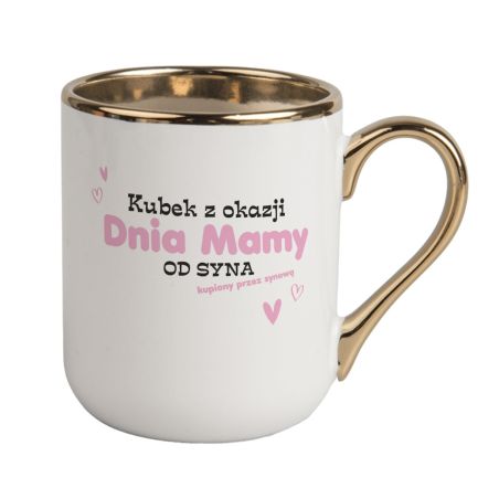 Elegancki kubek „Dzień Mamy od Syna” 330 ml ☕💖