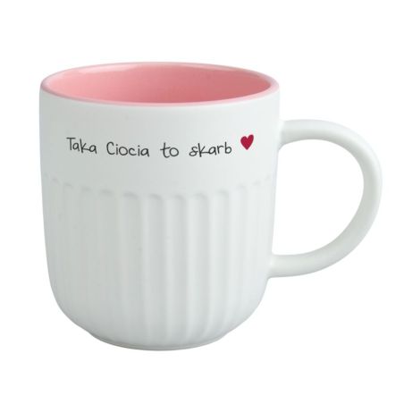 Kubek ceramiczny 330 ml „Taka Ciocia to skarb” 💖 | Prezent dla ukochanej cioci