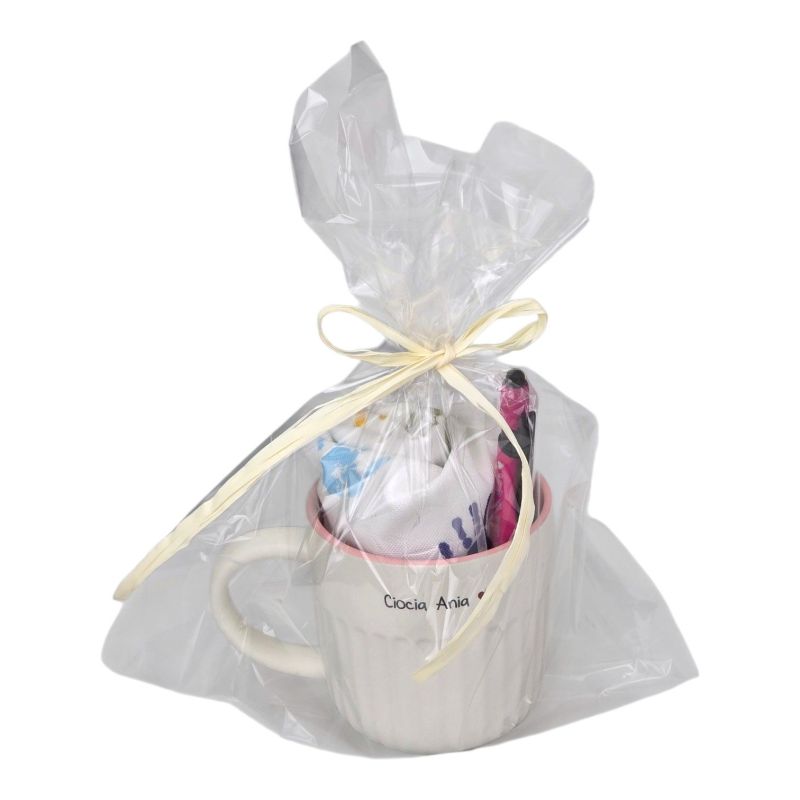 🎁 Personalizowany zestaw prezentowy dla Cioci ze żłobka ❤️ Kubek + torba + długopis