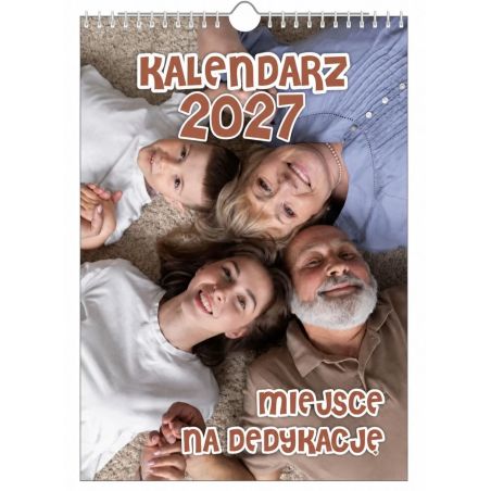 Foto Kalendarz ze zdjęciami Twojej Rodziny, dzieci, przyjaciół czy zwierząt- z dedykacją, świetny na prezent.
