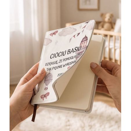 Personalizowany notes dla cioci ze żłobka lub przedszkola 14,5 × 11 cm ❤️❤️