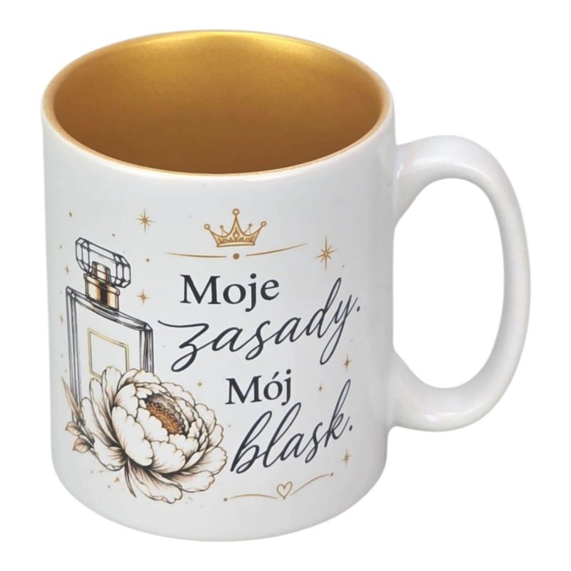 ✨ Kubek „Moje zasady, mój blask” 330 ml ✨
