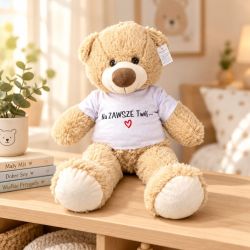 Miś pluszowy Na zawsze Twój 55 cm na prezent | GiftShop24