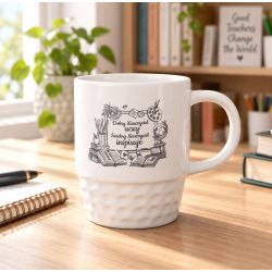 Kubek dla nauczyciela z dedykacją 300 ml | GiftShop24