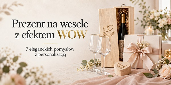 Prezent na wesele z efektem wow – 7 pomysłów z personalizacją