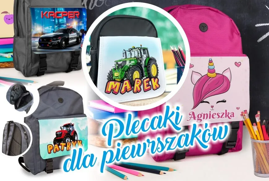 Plecaki dla pierwszoklasisty z imieniem