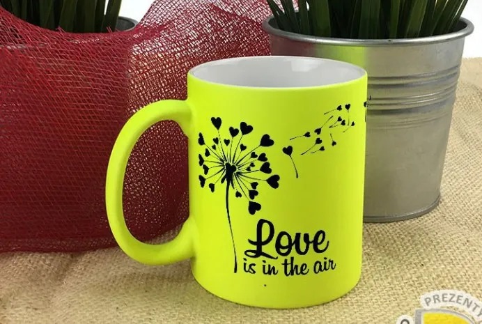 Kubki neonowe matowe.