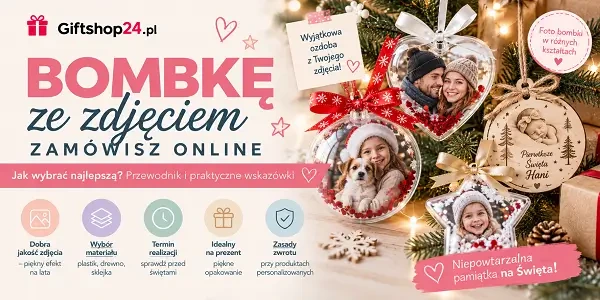 Bombka choinkowa z własnym zdjęciem — gdzie zamówić i jak zrobić to dobrze